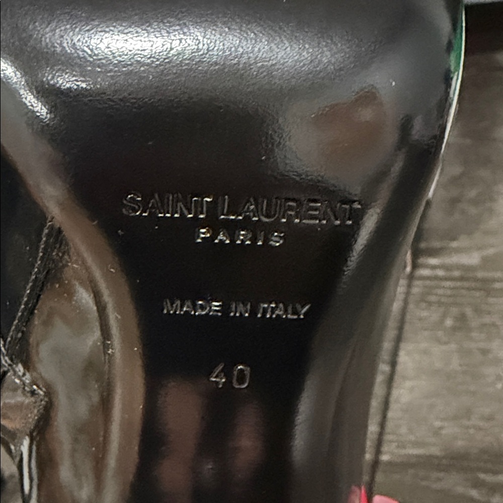 YSL Saint Laurent Opyum 110 Leather ankle boots - Picture 10 of 15